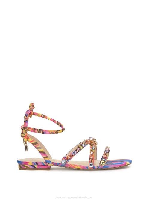 Jessica SimpsonRabenie Flat Sandal in Summer Solstace H426108