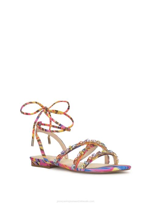 Jessica SimpsonRabenie Flat Sandal in Summer Solstace H426108