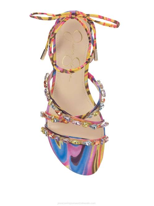 Jessica SimpsonRabenie Flat Sandal in Summer Solstace H426108