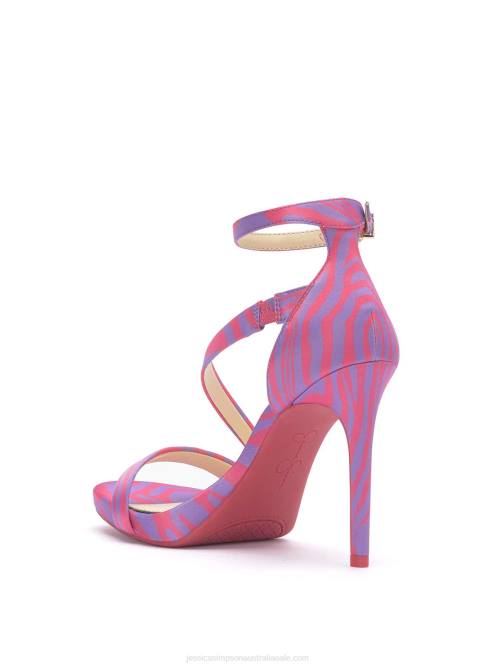 Jessica SimpsonRayli High Heel Sandal in Pink Zebra H426316