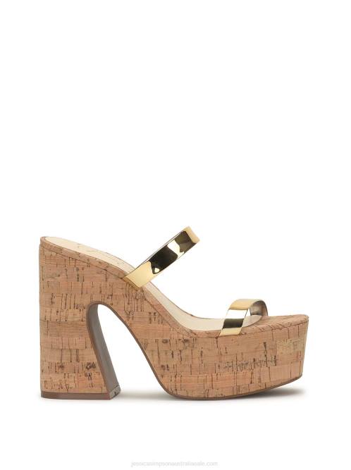 Jessica SimpsonSamhita Platform Sandal in Gold H426299