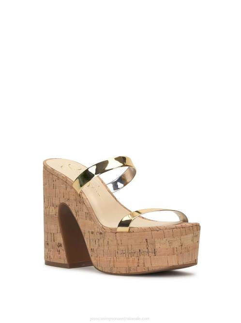 Jessica SimpsonSamhita Platform Sandal in Gold H426299