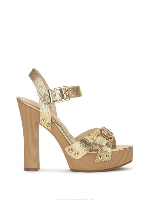 Jessica SimpsonTherisa High Heel Sandal in Gold H426152
