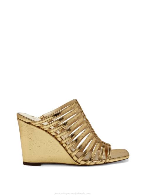 Jessica SimpsonArriya Wedge Slide in Gold H426325