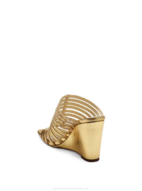 Jessica SimpsonArriya Wedge Slide in Gold H426325