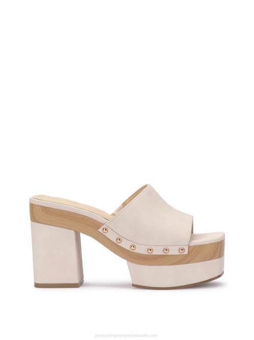Jessica SimpsonCharlete Platform Mule in Chalk H426171