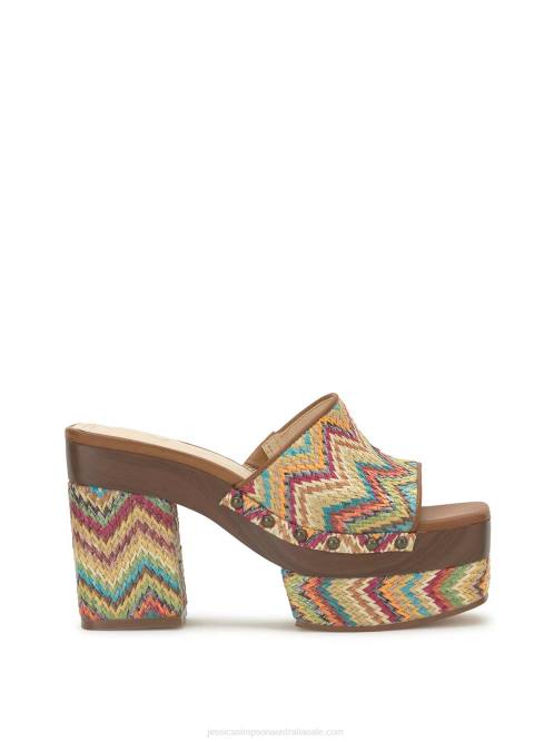 Jessica SimpsonCharlete Platform Mule in Multi H426140