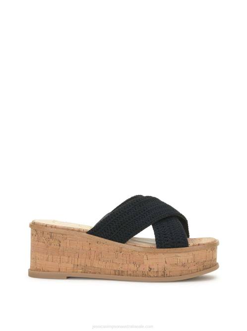 Jessica SimpsonEdiza Platform Slide in Black H426166