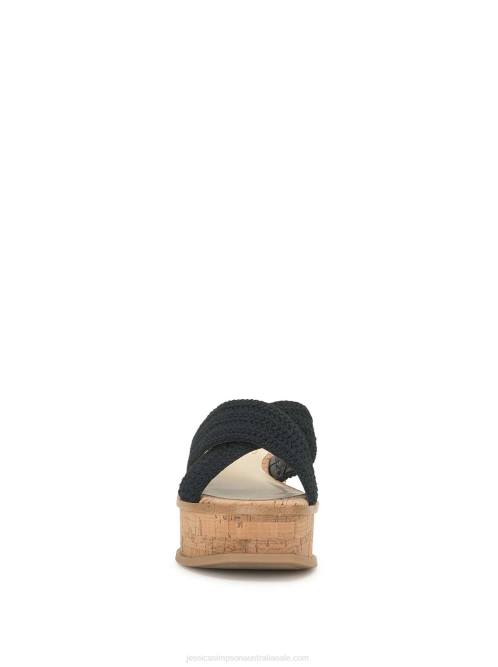 Jessica SimpsonEdiza Platform Slide in Black H426166