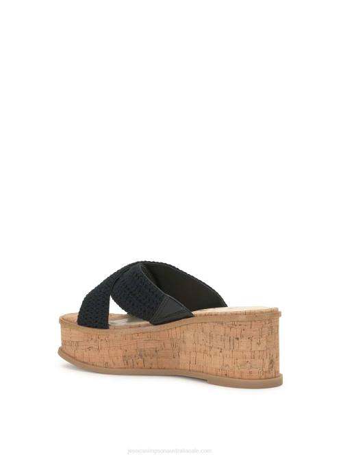 Jessica SimpsonEdiza Platform Slide in Black H426166