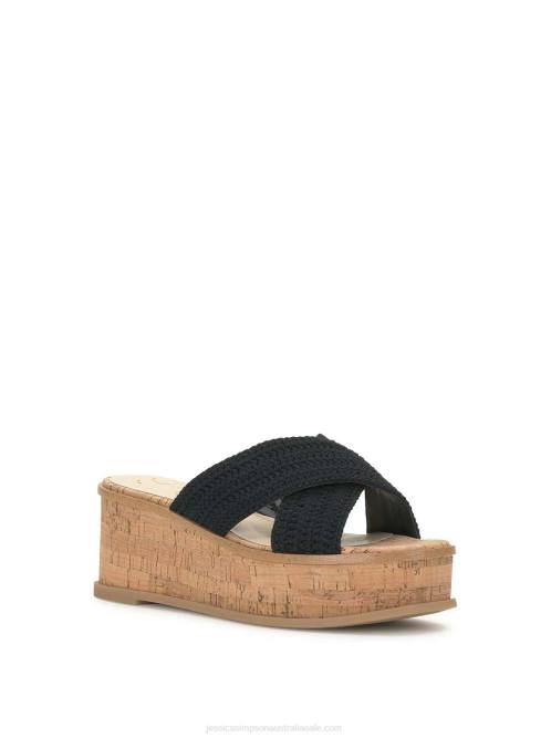 Jessica SimpsonEdiza Platform Slide in Black H426166