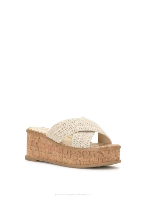 Jessica SimpsonEdiza Platform Slide in White H426165