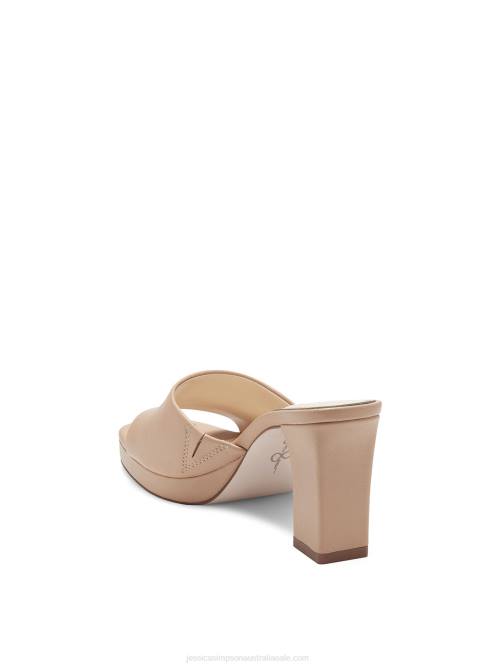 Jessica SimpsonElyzza High Heel Slide in Buff H426230