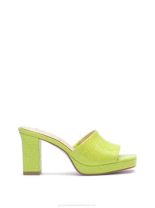 Jessica SimpsonElyzza High Heel Slide in Lime H426196
