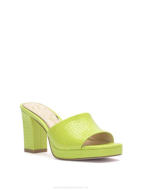 Jessica SimpsonElyzza High Heel Slide in Lime H426196