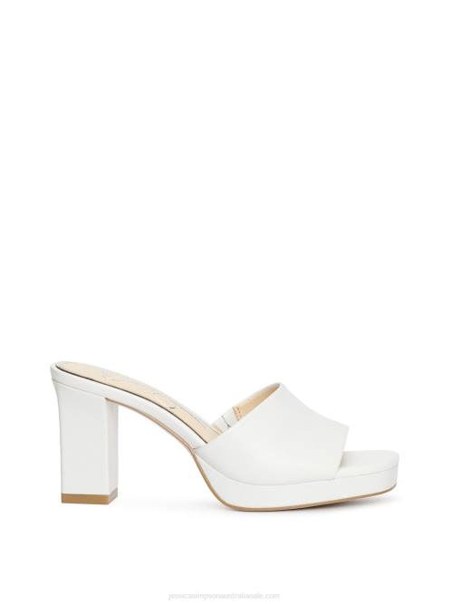 Jessica SimpsonElyzza High Heel Slide in White H426229