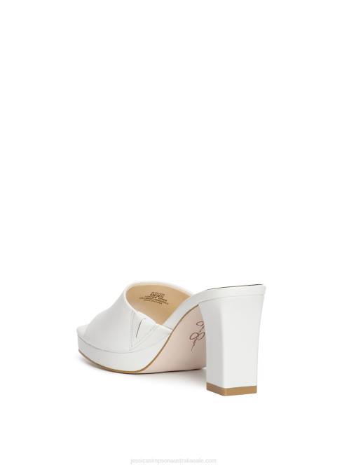 Jessica SimpsonElyzza High Heel Slide in White H426229