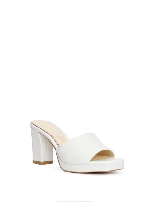 Jessica SimpsonElyzza High Heel Slide in White H426229