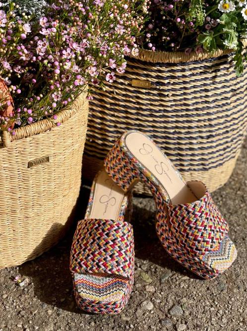 Jessica SimpsonKalyani Platform Slide in Multi Woven H4264