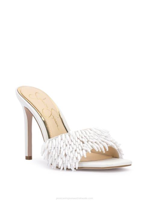 Jessica SimpsonOlya Slide in White H426331