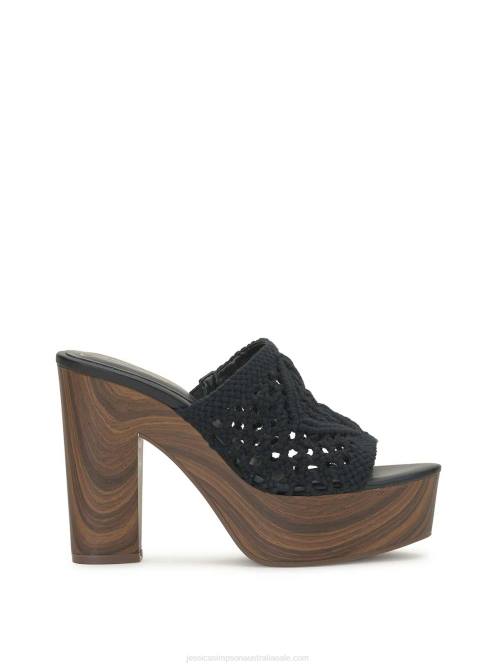 Jessica SimpsonShelbie Platform Slide in Black H426159