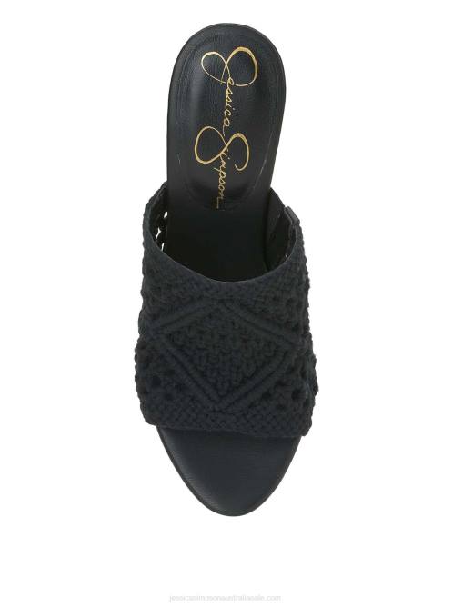 Jessica SimpsonShelbie Platform Slide in Black H426159