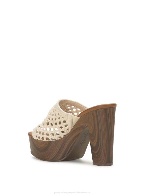 Jessica SimpsonShelbie Platform Slide in Natural H426158