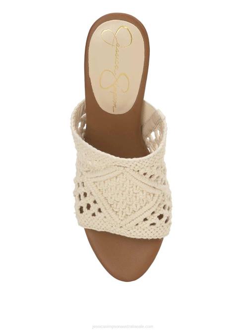 Jessica SimpsonShelbie Platform Slide in Natural H426158