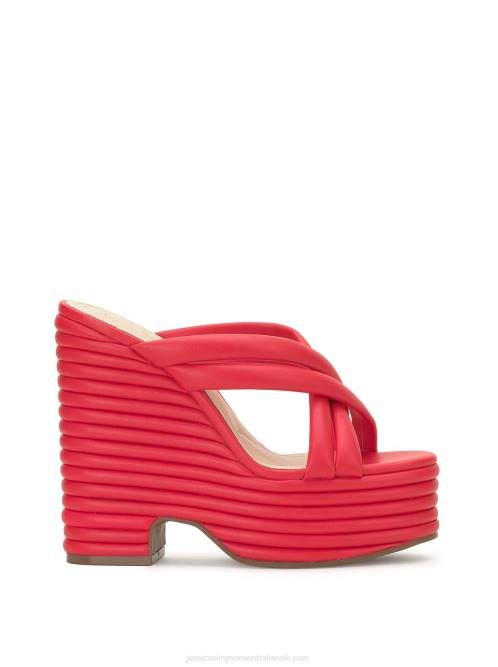 Jessica SimpsonCitali Platfrom Wedge in Dahlia Red H426167