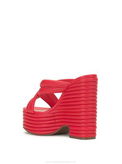 Jessica SimpsonCitali Platfrom Wedge in Dahlia Red H426167