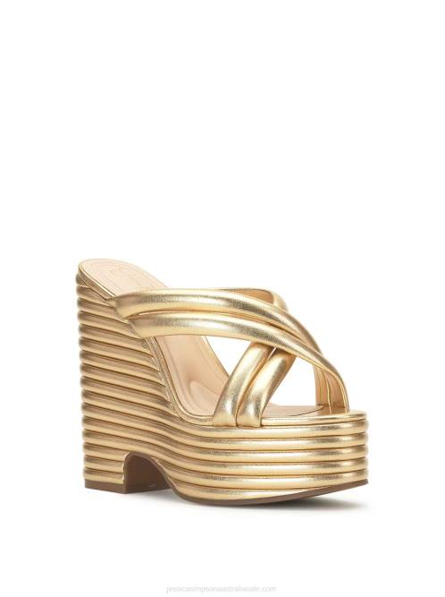 Jessica SimpsonCitali Platfrom Wedge in Gold H4262