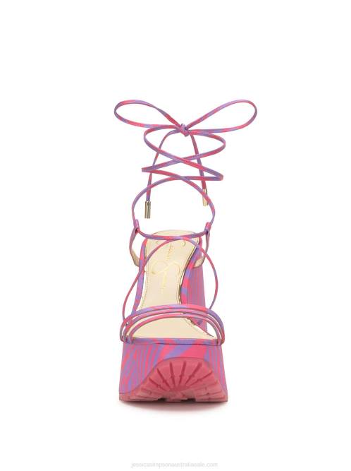 Jessica SimpsonDamazy Platform Wedge in Pink Zebra H426144