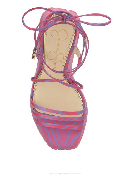 Jessica SimpsonDamazy Platform Wedge in Pink Zebra H426144