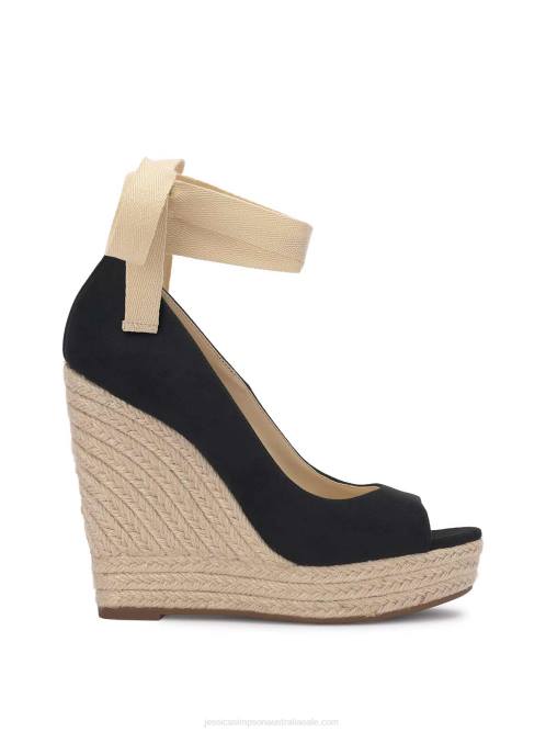 Jessica SimpsonZavida Espadrille Wedge in Black H426148