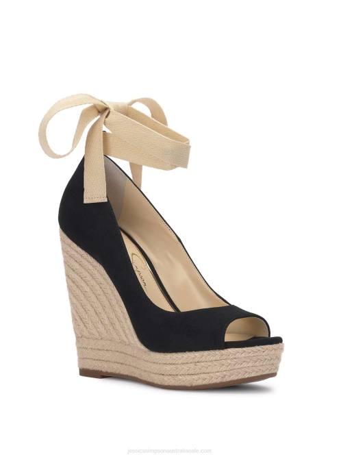 Jessica SimpsonZavida Espadrille Wedge in Black H426148