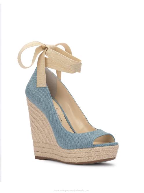 Jessica SimpsonZavida Espadrille Wedge in Denim H426145