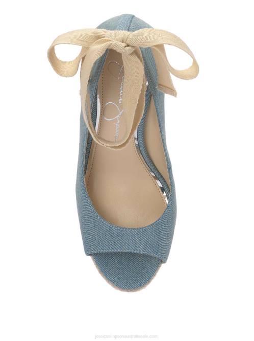 Jessica SimpsonZavida Espadrille Wedge in Denim H426145