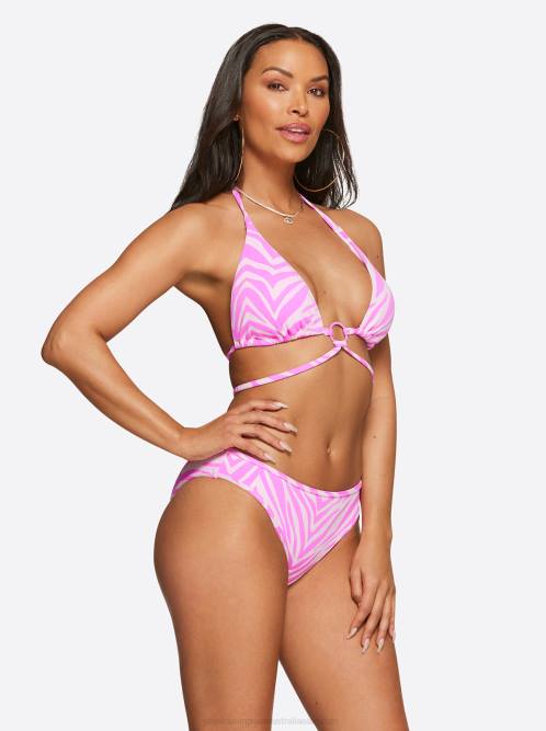 Jessica SimpsonEletric Zebra Triangle Top in Tulip H426804