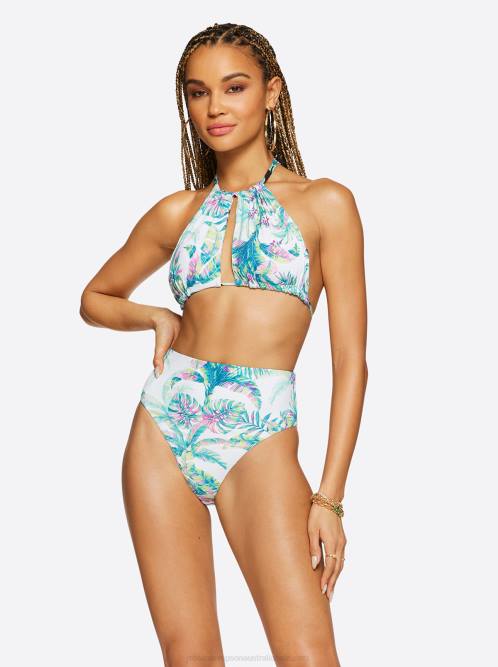 Jessica SimpsonJungle Crusie Reversible Halter Top in Multi H426802
