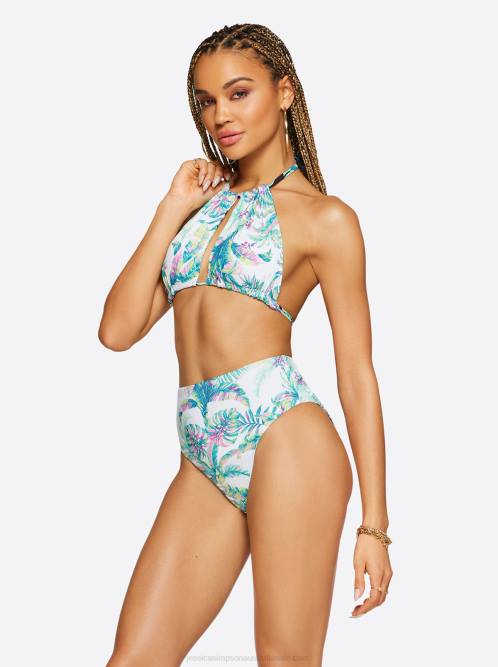 Jessica SimpsonJungle Crusie Reversible Halter Top in Multi H426802