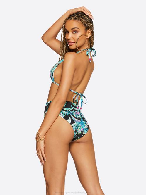 Jessica SimpsonJungle Crusie Reversible Halter Top in Multi H426802