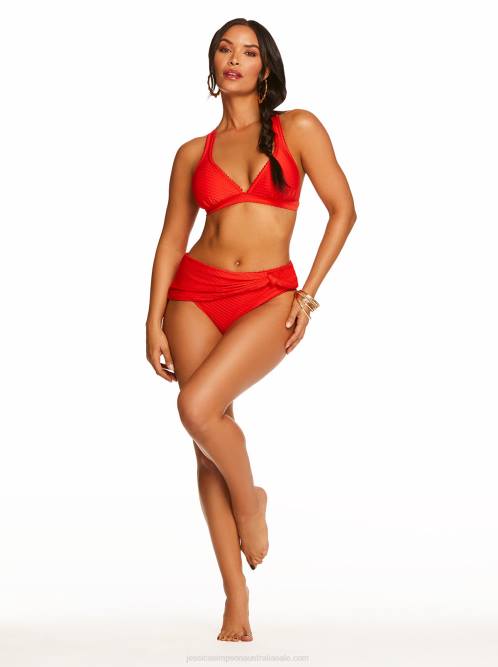 Jessica SimpsonPretty in Pique Bra in Pepper H426872