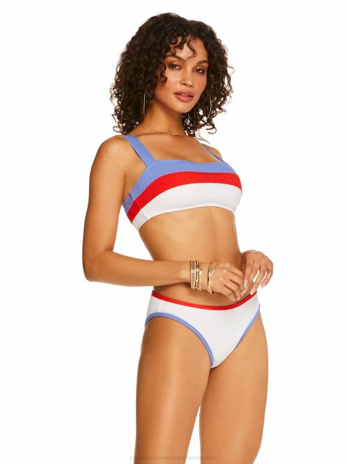 Jessica SimpsonSouth Of The Border Bandeau in White Pepper H426879