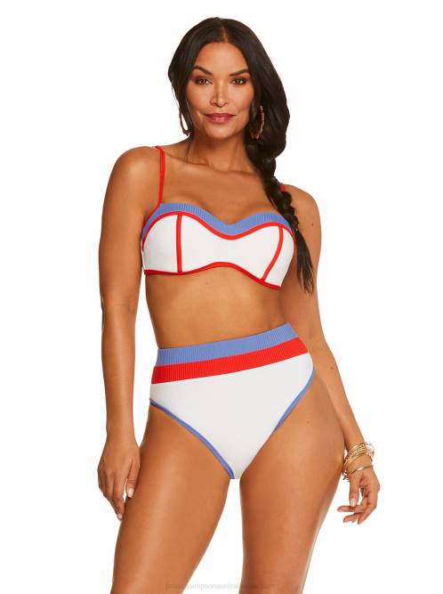 Jessica SimpsonSouth Of the Border Sweatheart Top in White Pepper H426877