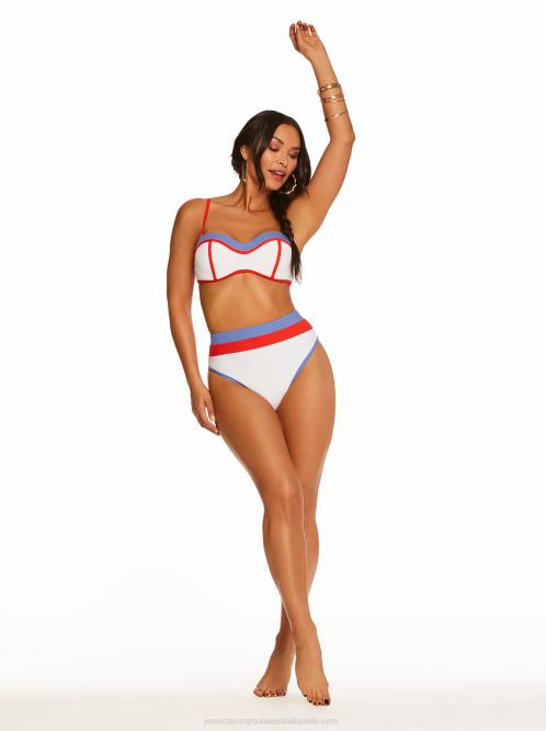 Jessica SimpsonSouth Of the Border Sweatheart Top in White Pepper H426877