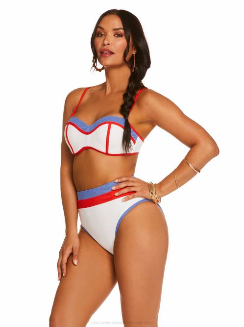 Jessica SimpsonSouth Of the Border Sweatheart Top in White Pepper H426877