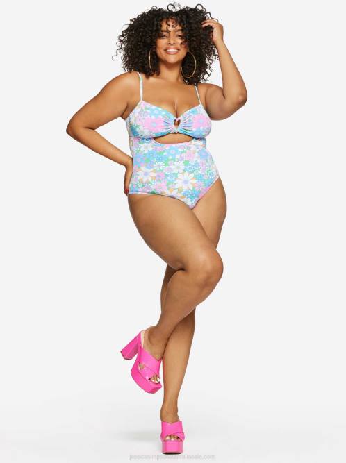 Jessica SimpsonCrazy Daisy One Piece in Multi H426827