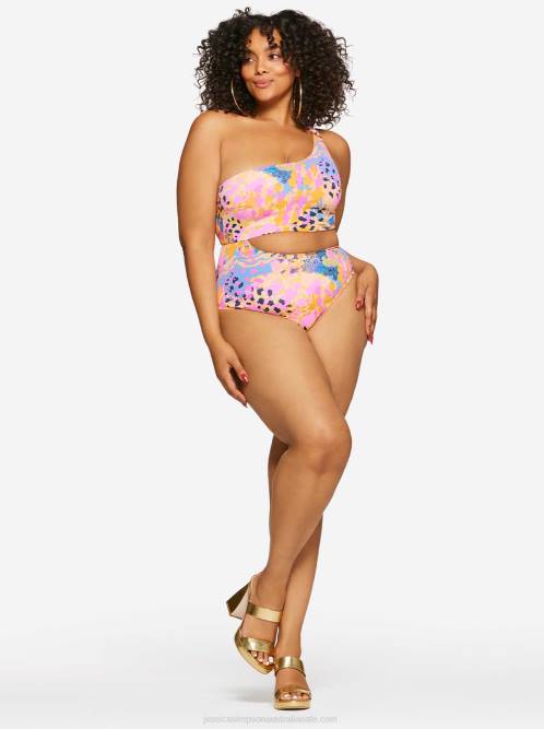 Jessica SimpsonFashionably Late One Piece in Lip Gloss Leopard H426835