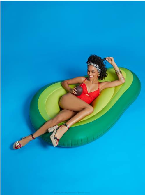 Jessica SimpsonPretty in Pique One Piece in Pepper H426876